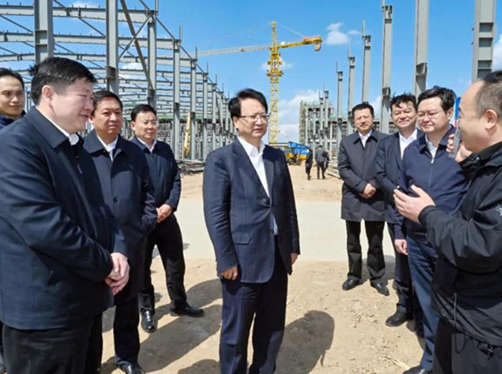 吉林省委書記景俊海到君旺吉林智慧綠色建材制造基地項(xiàng)目考察調(diào)研